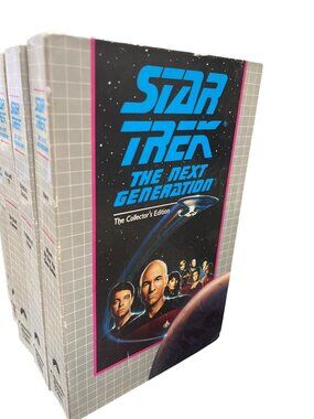 Columbia House Star Trek Next Generation set 5 VHS Collectors tapes SKU 10-474